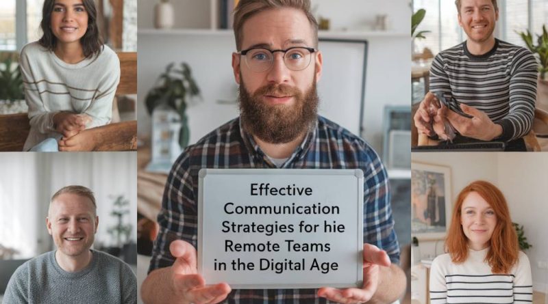 effective communication strategies for remote teams in the digital age