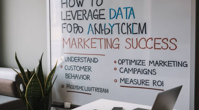 how to leverage data analytics for marketing success